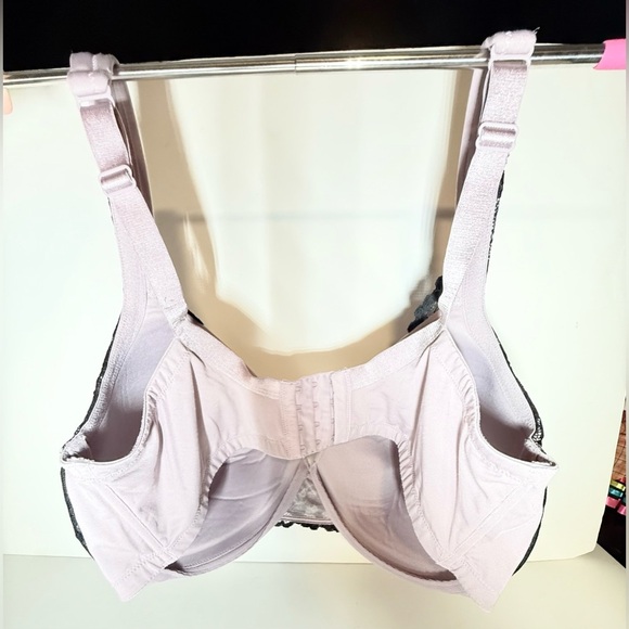 Cacique Lavender and Black Lightly Lined Full coverage - Picture 5 of 8